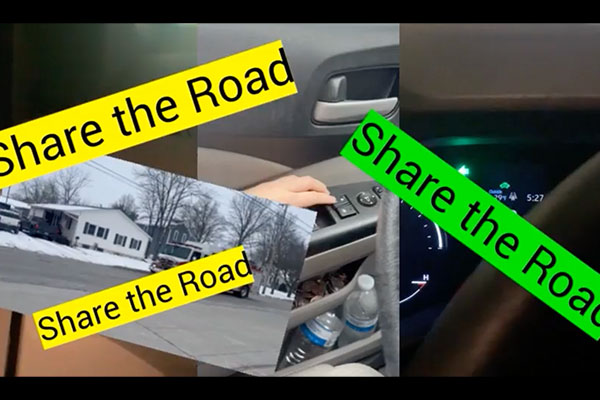 share the road message