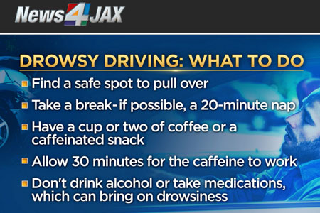 News4 Jax Daylight Savings & Drowsy Driving